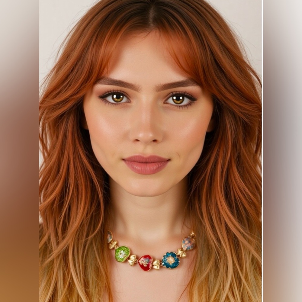 Queen Of Hearts - Necklace ❤️💙🩷💚